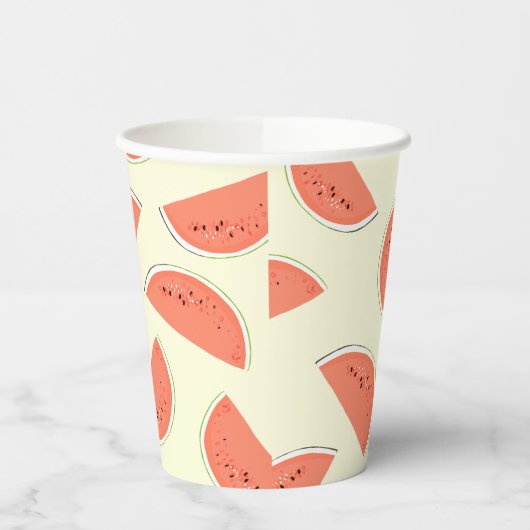 Wassermelonen Pappbecher (Links)