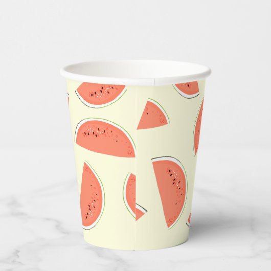 Wassermelonen Pappbecher (Rechts)