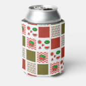 Wassermelonen-Patchwork Dosenkühler (Kanne Rückseite)
