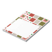 Wassermelonen-Patchwork Notizblock (Rotiert)