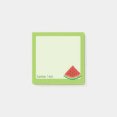 Wassermelonen-Pixel-Art Post-it Klebezettel (Vorderseite)