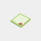 Wassermelonen-Pixel-Art Post-it Klebezettel (angewinkelt)