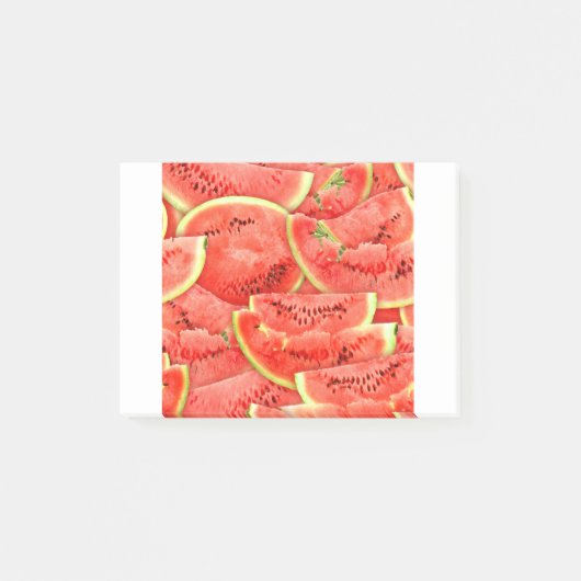 Wassermelonen Post-it Klebezettel (Vorderseite)