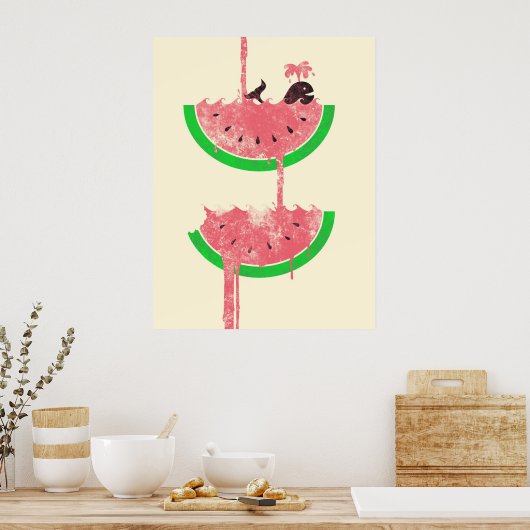Wassermelonen Poster (Küche)