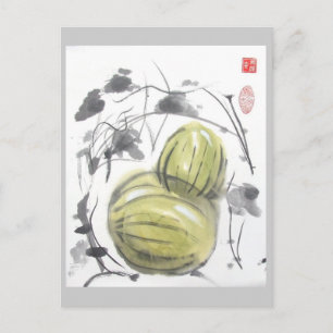 Wassermelonen Postkarte