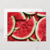 Wassermelonen Postkarte (Vorne/Hinten)