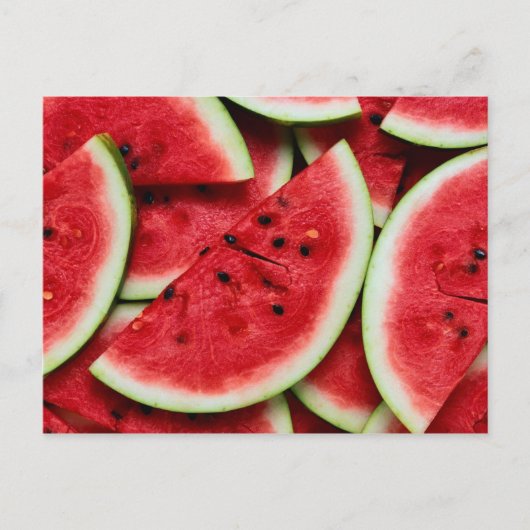 Wassermelonen Postkarte (Vorderseite)
