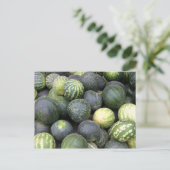 Wassermelonen Postkarte (Stehend Vorderseite)