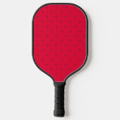 Wassermelonen-Rot Punkte-Muster Pickleball Schläger (Rückseite)