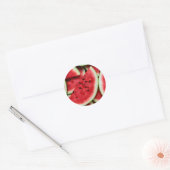 Wassermelonen Runder Aufkleber (Umschlag)