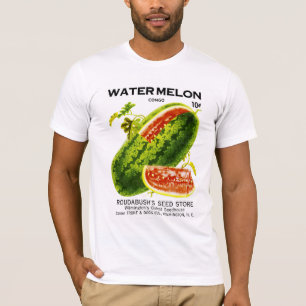 Wassermelonen-Samenpackungs-Etikett T-Shirt