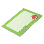 Wassermelonen-Scheibe Notizblock (angewinkelt)
