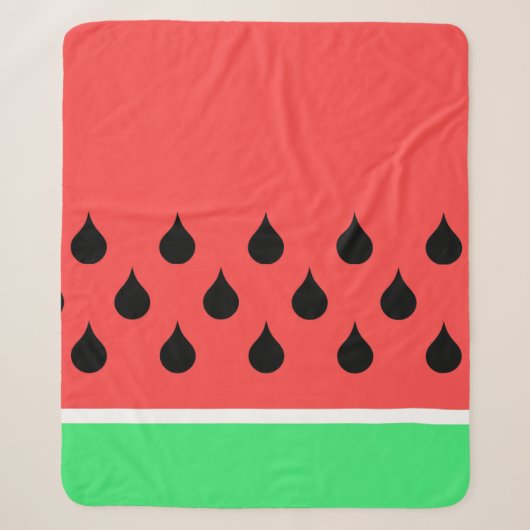 Wassermelonen-Scheibe Sherpadecke (Vorderseite)