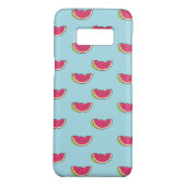 Wassermelonen-Scheiben auf Aquamarinem Muster Case-Mate Samsung Galaxy Hülle (Rückseite)