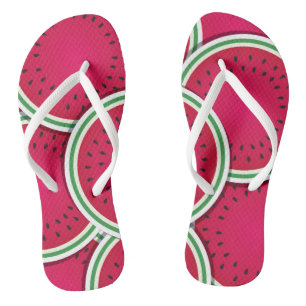 Wassermelonen-Scheiben Badesandalen