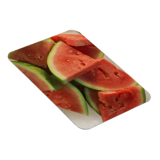 Wassermelonen-Scheiben Magnet (Rechte Seite)