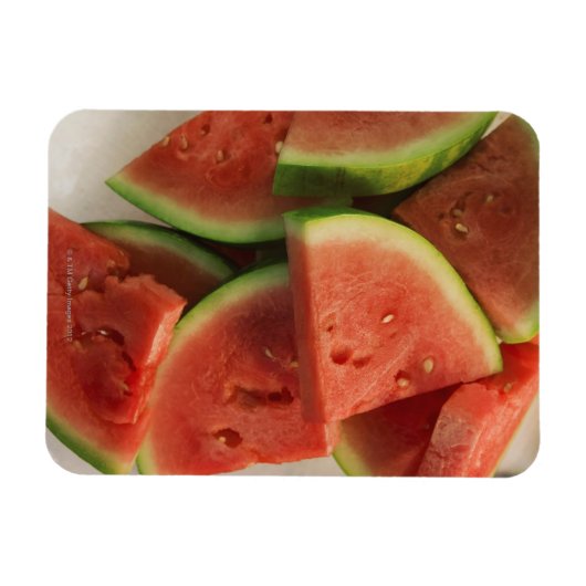 Wassermelonen-Scheiben Magnet (Horizontal)
