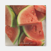Wassermelonen-Scheiben Magnet (Vorne)