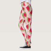 Wassermelonen-Scheiben-Muster Leggings (Links)