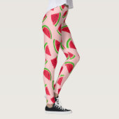 Wassermelonen-Scheiben-Muster Leggings (Rechts)