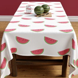 Wassermelonen Scheiben Muster Rosa und Weiße Somme Tischdecke