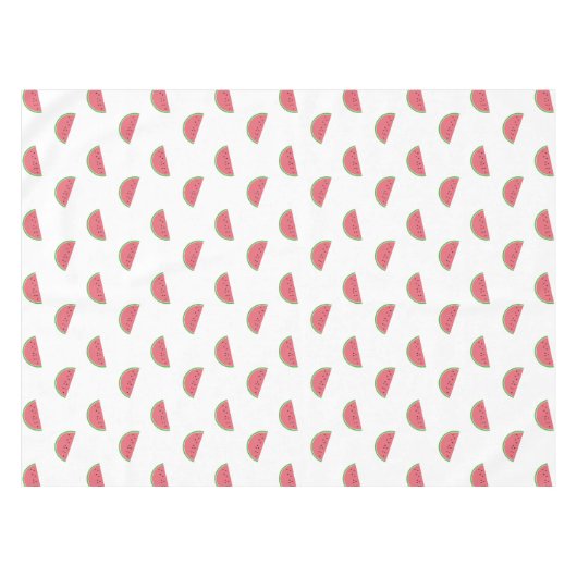 Wassermelonen Scheiben Muster Rosa und Weiße Somme Tischdecke (Vorderseite (Horizontal))
