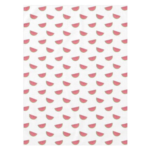 Wassermelonen Scheiben Muster Rosa und Weiße Somme Tischdecke (Vorderseite)