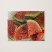 Wassermelonen-Scheiben Puzzle (Horizontal)