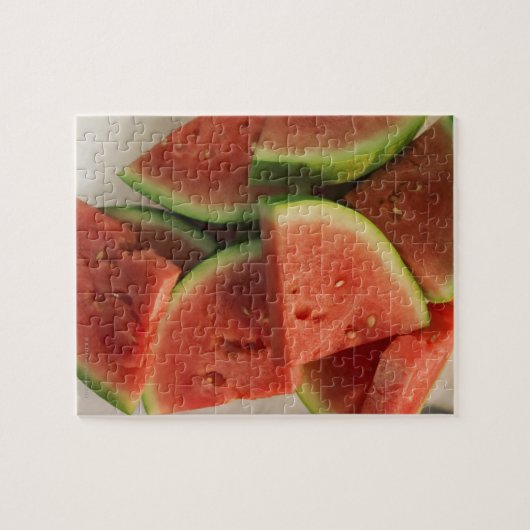 Wassermelonen-Scheiben Puzzle (Horizontal)