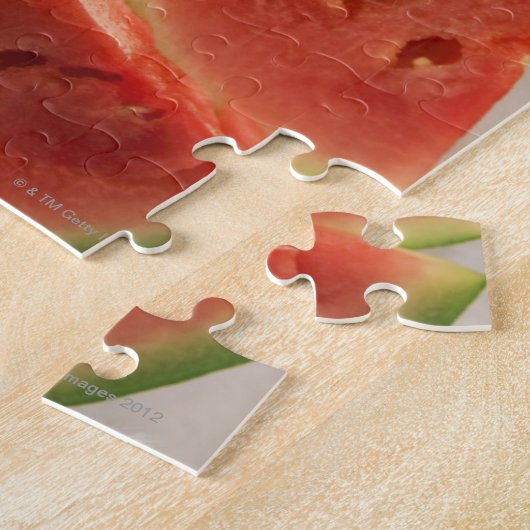 Wassermelonen-Scheiben Puzzle (Seite)