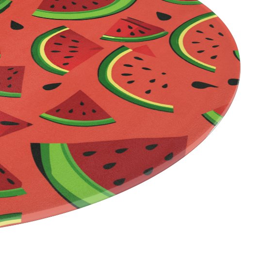 Wassermelonen-Scheiben Schneidebrett (Ecke)