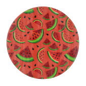 Wassermelonen-Scheiben Schneidebrett (Vorderseite)