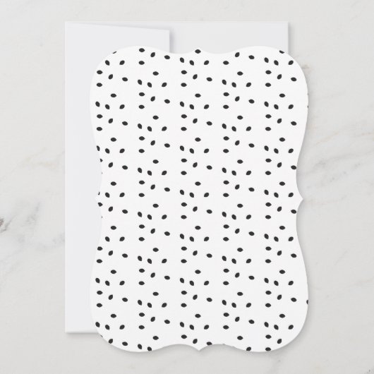 Wassermelonen Scheiben und Samen Sommer Fruchtigke Einladung (Rückseite)