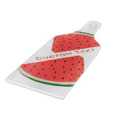 Wassermelonen-Schneidebrett - Fügen Sie Ihren Text Schneidebrett (Ecke)
