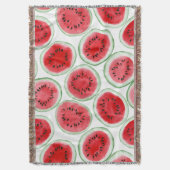 Wassermelonen-Schnittmuster Decke (Vorderseite Vertikal)