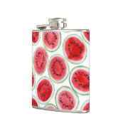 Wassermelonen-Schnittmuster Flachmann (Links)