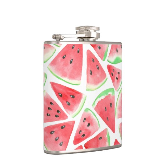 Wassermelonen-Schnittmuster Flachmann (Rechts)