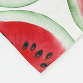 Wassermelonen-Schnittmuster Fleecedecke (Ecke)