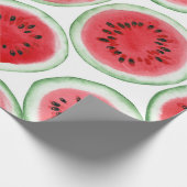 Wassermelonen-Schnittmuster Geschenkpapier (Ecke)