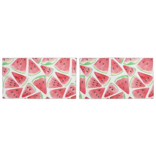 Wassermelonen-Schnittmuster Kissenbezug (Vorderseite-Set)