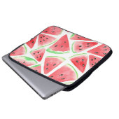 Wassermelonen-Schnittmuster Laptopschutzhülle (Vorne Knopf)