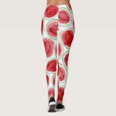 Wassermelonen-Schnittmuster Leggings (Rückseite)