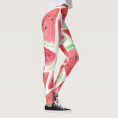 Wassermelonen-Schnittmuster Leggings (Rechts)