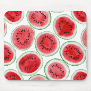 Wassermelonen-Schnittmuster Mousepad
