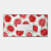 Wassermelonen-Schnittmuster Schreibtischunterlage (Tastatur & Maus)
