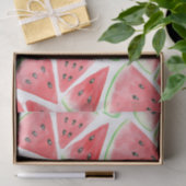 Wassermelonen-Schnittmuster Seidenpapier (Geschenk)