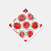 Wassermelonen-Schnittmuster Serviette (Ecke)