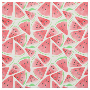 Wassermelonen-Schnittmuster Stoff