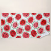Wassermelonen-Schnittmuster Strandtuch (Vorderseite)