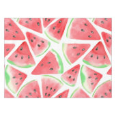 Wassermelonen-Schnittmuster Tischdecke (Vorderseite (Horizontal))